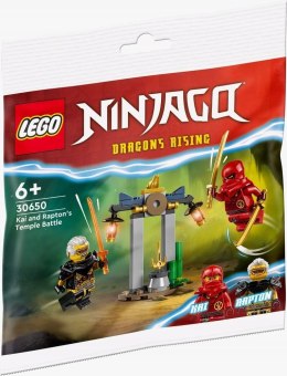 Klocki konstrukcyjne Lego Ninjago Bitwa Kaia i Raptona w świątyni (30650)