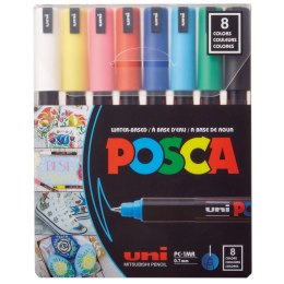 Marker specjalistyczny Posca PC-1MR/8 5906340928309, (różne) 0,07mm igłowa końcówka (194465)