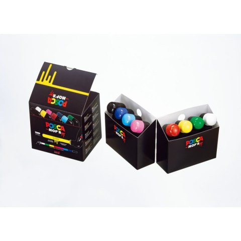 Marker z farbą plakatową UNI Posca PC-8K czarny Marker z farbą plakatową UNI Posca PC-8K czarny