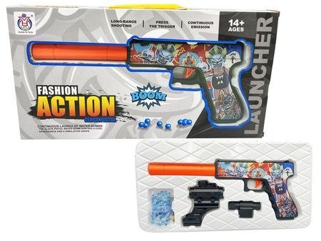 Pistolet Cabo Toys grafitti na kulki żelowe (K176)