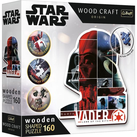 Puzzle Trefl Star Wars Drewniane Darth Vader 160 el. (20190)