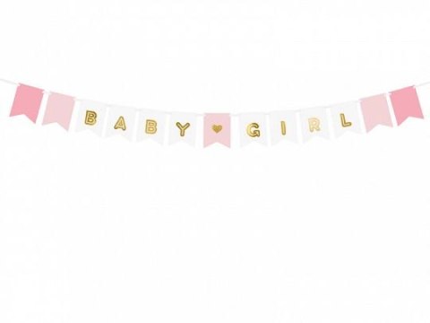 Baner Partydeco Baby Girl, mix, 15 x 175 cm (GRL60)