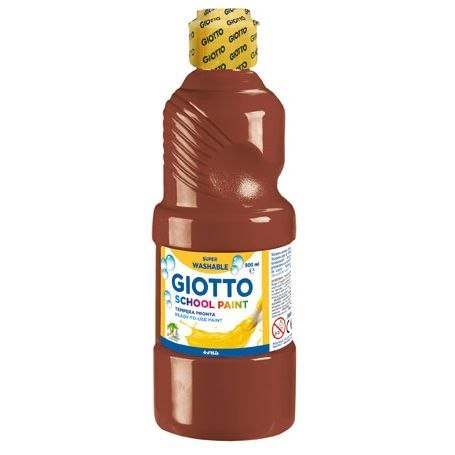 Farba tempera Giotto kolor: brązowy 500ml 1 kolor. (535328)