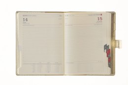 Kalendarz książkowy (terminarz) 5902156065160 Panta Plast Ekoskóra z zapięciem 165220 dzienny B5 (0405-0806-01 do 33)