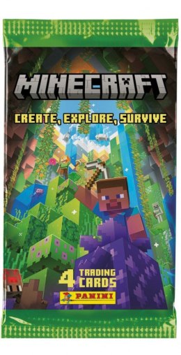 Karty Saszetka z kartami Minecraft Panini (Z5162) 4 sztuk