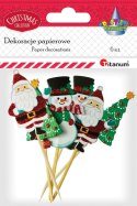 Ozdoba na piku Titanum Craft-Fun Series papierowa xmass (4831)