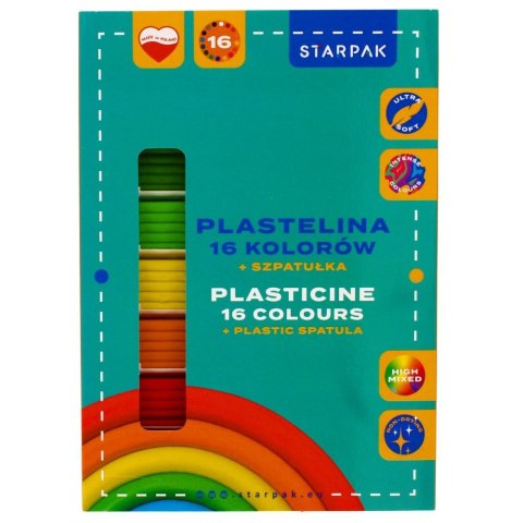 Plastelina Starpak 16 kol. mix (517735) Plastelina Starpak 16 kol. mix (517735)