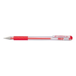 Długopis żelowy Pentel czerwony 0,6mm (K116)