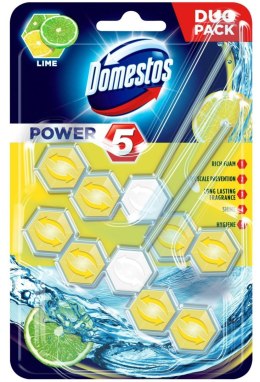 Kostka do wc Domestos Power 5 Lime 2x55g