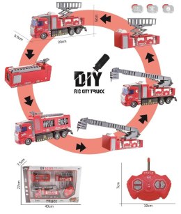 Samochód strażacki R/C + ładowarka + św/dź Zmienne Karoserie Ciuciubabka (Y300239)