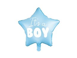 Balon foliowy Partydeco gwiazdka, niebieska Its a Boy 48 cm (FB22P-001J)