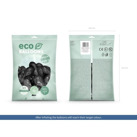 Balon gumowy Partydeco Metalizowane Eco Balloons czarny 260mm (ECO26M-010) Balon gumowy Partydeco Metalizowane Eco Balloons czarny 260mm (ECO26M-010)