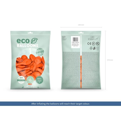 Balon gumowy Partydeco Pastel Eco Balloons pomarańczowy (ECO26P-005) Balon gumowy Partydeco Pastel Eco Balloons pomarańczowy (ECO26P-005)