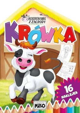 Książeczka edukacyjna kol.z zagrody. krówka Niko