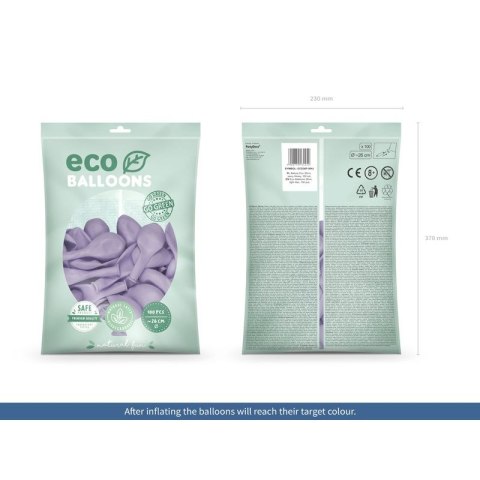 Balon gumowy Partydeco Pastel Eco Balloons liliowy (ECO26P-004J) Balon gumowy Partydeco Pastel Eco Balloons liliowy (ECO26P-004J)