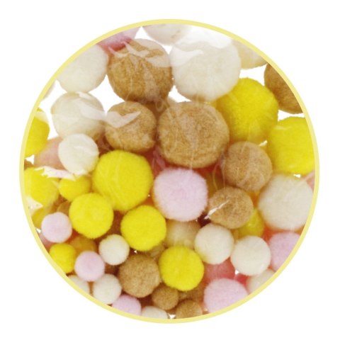 Pompony mix 140 szt Craft With Fun (531817) Pompony mix 140 szt Craft With Fun (531817)