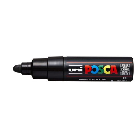 Marker specjalistyczny Uni Posca, czarny 4,5-5,5mm okrągła końcówka (PC-7M) Marker specjalistyczny Uni Posca, czarny 4,5-5,5mm okrągła końcówka (PC-7M)