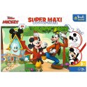 Puzzle Trefl Myszka Miki Super maxi Wesoły Domek i przyjaciele 24 el. (41012)