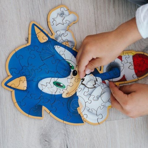Puzzle Trefl Sonic Drewniane Sprytny Sonic (20203) Puzzle Trefl Sonic Drewniane Sprytny Sonic (20203)