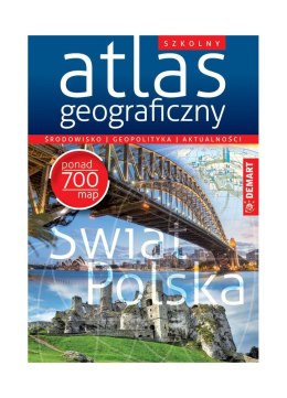 Książeczka edukacyjna Demart geograficzny Atlas