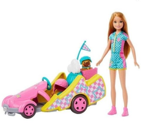 Lalka Barbie Gokart Stacie pojazd filmowy (HRM08)