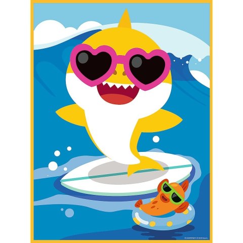 Puzzle Trefl Baby Shark Baby MAXI 2x10 Wesoły dzień rekina 2x20 el. (43005) Puzzle Trefl Baby Shark Baby MAXI 2x10 Wesoły dzień rekina 2x20 el. (43005)