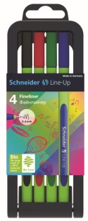 Cienkopis Schneider Line-Up, mix 0,4mm 4kol. (SR191094)