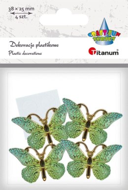 Dekoracja Craft-Fun Series Motyle plastikowe samoprzylepne Titanum (2324012-3)