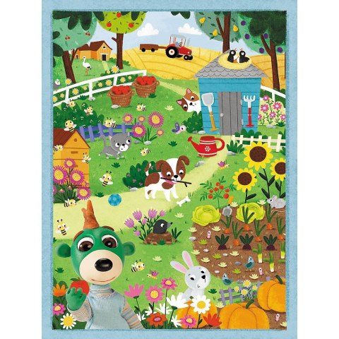 Puzzle Trefl Baby MAXI 2x10 Bobaski i Miś (43000) Puzzle Trefl Baby MAXI 2x10 Bobaski i Miś (43000)