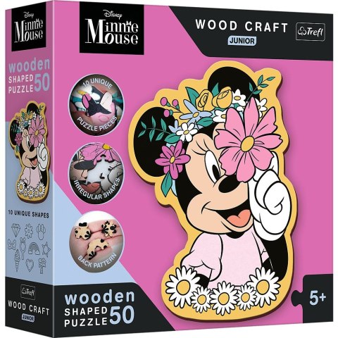 Puzzle Trefl Disney Minnie Wood Craft Junior W świecie Minnie 50 el. (20200)