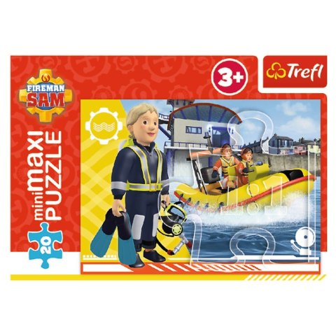 Puzzle Trefl Strażak Sam Bohaterski Strażak Sam 20 el. (56030) Puzzle Trefl Strażak Sam Bohaterski Strażak Sam 20 el. (56030)
