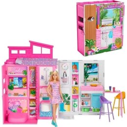 Domek dla lalek Barbie Fashionistas rzytulny domek + Lalka (HRJ77)