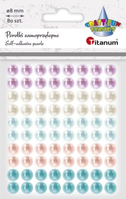 Perełki Titanum Craft-Fun Series perełki samoprzylepne mix
