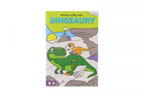 Książeczka edukacyjna Zielona Sowa Koloruję wedłu kodu. (Dinozaury.) Książeczka edukacyjna Zielona Sowa Koloruję wedłu kodu. (Dinozaury.)