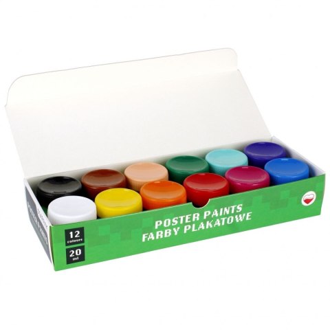Farby plakatowe Starpak Pixel kolor: mix 20ml 12 kolor. (521495) Farby plakatowe Starpak Pixel kolor: mix 20ml 12 kolor. (521495)
