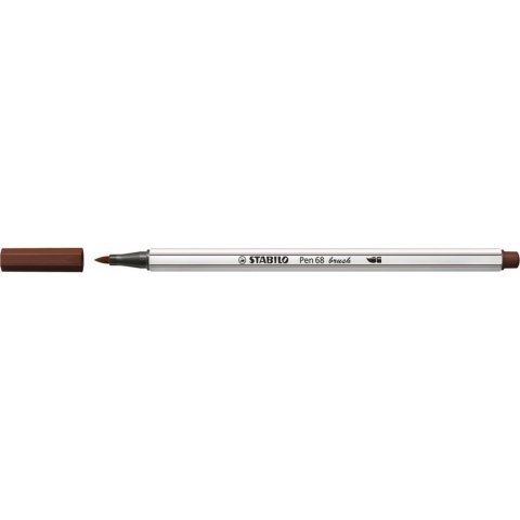 Flamaster Stabilo Pen 68 brush brązowy 1 kol. (568/45) Flamaster Stabilo Pen 68 brush brązowy 1 kol. (568/45)