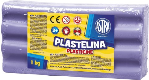 Plastelina Astra 1 kol. fiolet jasny 1000g (303111011)