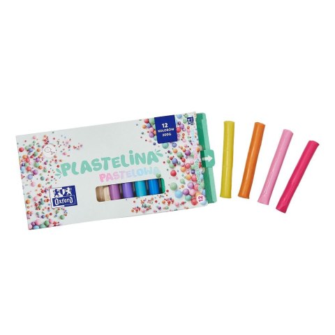 Plastelina Oxford 12 kol. pastelowa mix 200g (400178108) Plastelina Oxford 12 kol. pastelowa mix 200g (400178108)