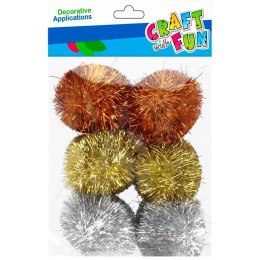 Pompony Craft with Fun mix 6 szt (521654)