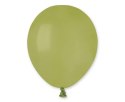 Balon gumowy Godan pastel 100 szt. oliwkowy 5cal (A50/98)