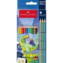 Kredki ołówkowe Faber Castell dINOZAURY (201545 fc)