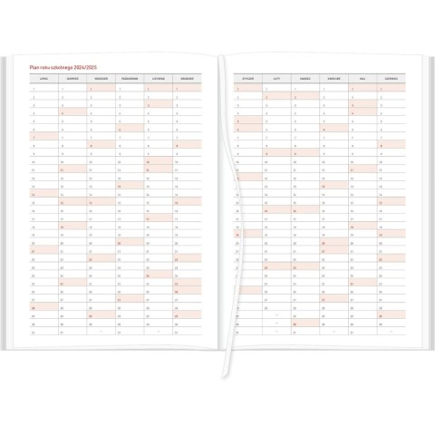 Kalendarz nauczyciela książkowy (terminarz) VIVELLA Wydawnictwo Wokół Nas 2024/2025 B5 tygodniowy B5 (B5TN066B-czerwony) Kalendarz nauczyciela książkowy (terminarz) VIVELLA Wydawnictwo Wokół Nas 2024/2025 B5 tygodniowy B5 (B5TN066B-czerwony)