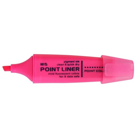 Zakreślacz Point Liner AHM21572 M&G zapachowy ścięta końcówka 1-4 mm różowy Zakreślacz Point Liner AHM21572 M&G zapachowy ścięta końcówka 1-4 mm różowy