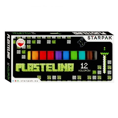 Plastelina Starpak 12 kol. Pixel game mix (536885) Plastelina Starpak 12 kol. Pixel game mix (536885)