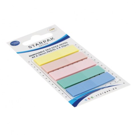 Zakładki indeksujące 25k [mm:] 44x12 Starpak (540365)