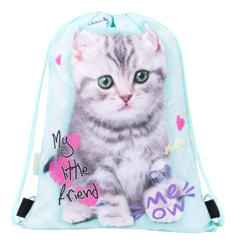 Worek na buty Bambino My Little Friend Kitty MINT 5903235668777