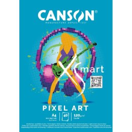 Blok artystyczny Canson XSmart Pixel Art A4 120g 50k (32250P004)