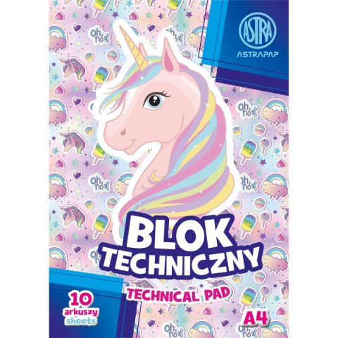 Blok techniczny Astrapap pixel&unicon A4 biały 10k (106022019) Blok techniczny Astrapap pixel&unicon A4 biały 10k (106022019)