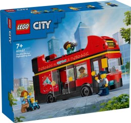 Klocki konstrukcyjne Lego City Czerwony, piętrowy autokar (60407)