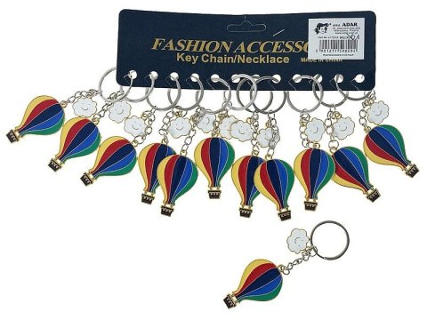 Brelok Adar balon metalowy karta 12szt. (598294) Brelok Adar balon metalowy karta 12szt. (598294)